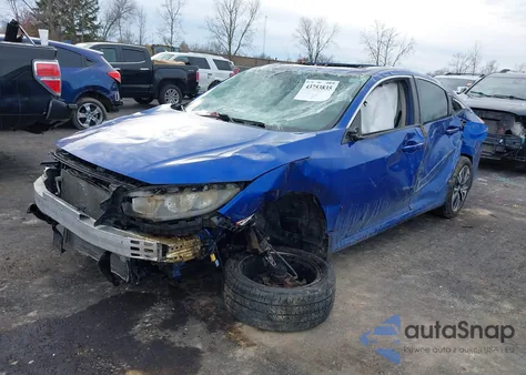 2016 Honda Civic Ex-L из США, поврежденный, VIN 19XFC1F7XGE036159